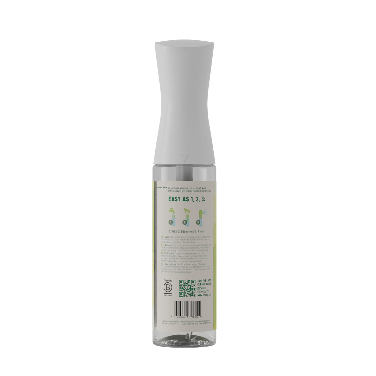 Brume probiotique pour vêtements