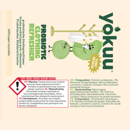 Brume probiotique pour vêtements